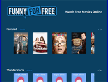 Tablet Screenshot of funnyforfree.com